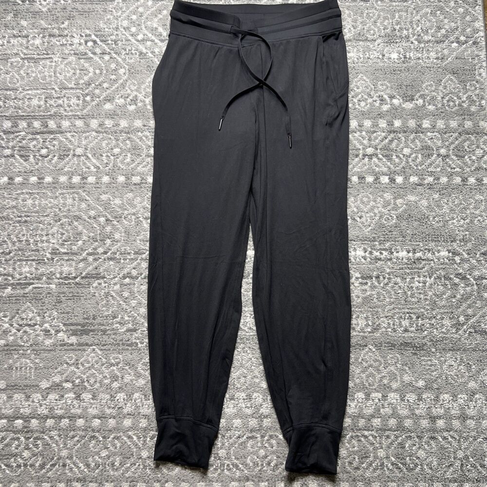 Lululemon Womens Ready To Rulu Black High-Rise Jogger Full Length Size 8